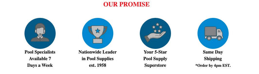 Why us section of poolsupplies.com homepage