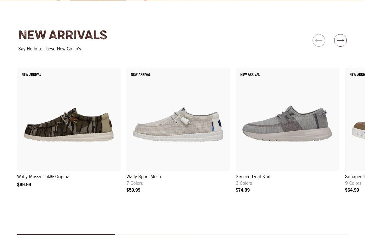 New Arrivals Product Grid