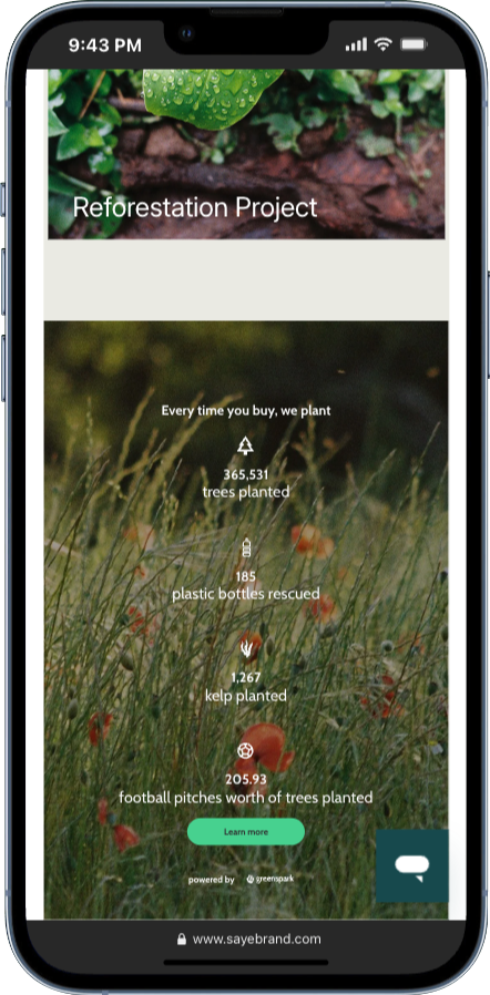 why us or benefits section examples from sayebrand
